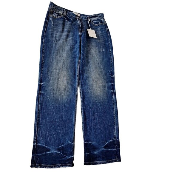 KanCan Mordekaiser High Rise Straight Leg Dad Jeans 11/29 - Picture 2 of 7